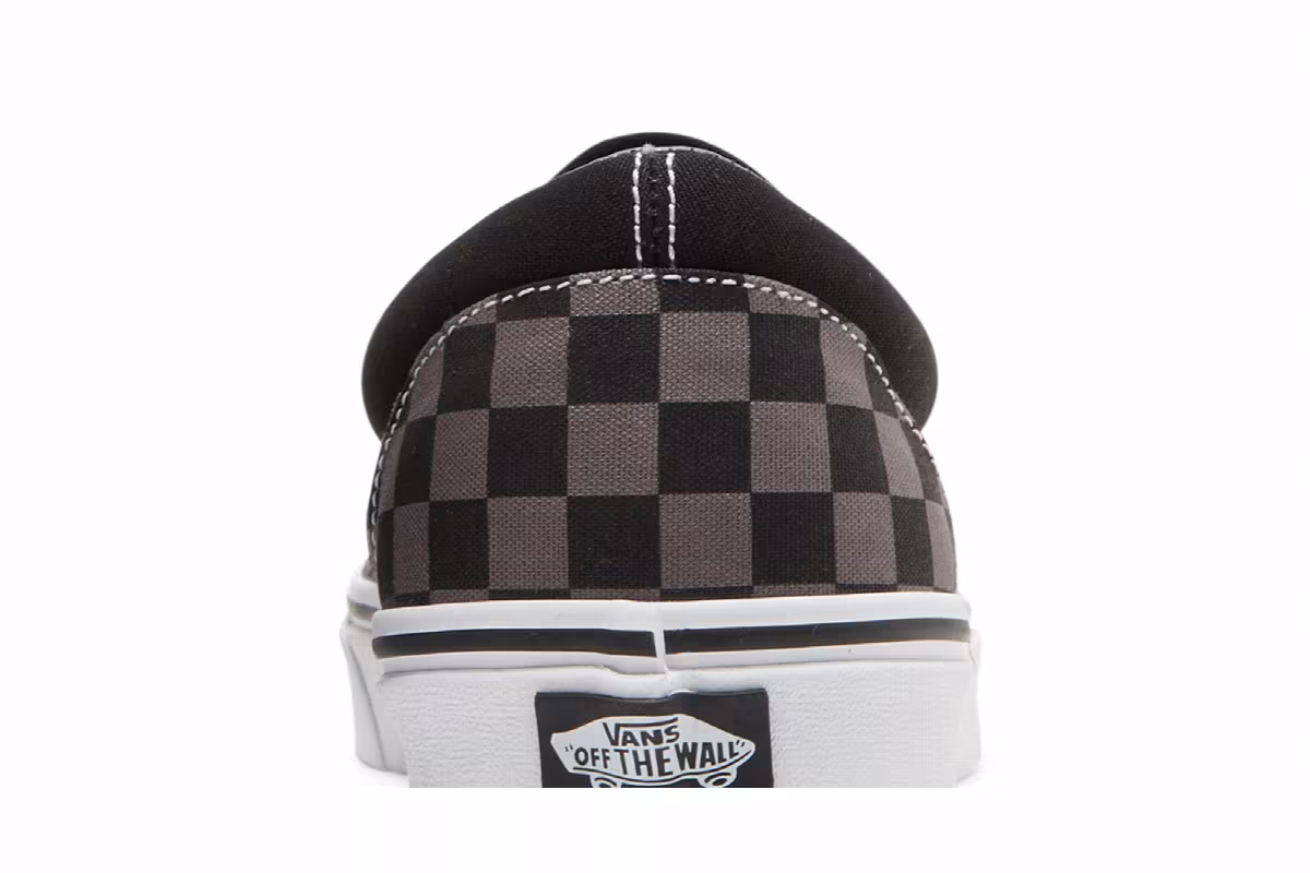 Vans Classic Slip-On Checkerboard Black Pewter, view 8
