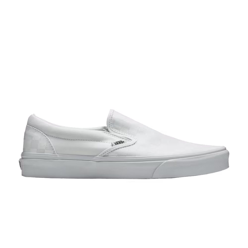 Vans Classic Slip-On White Checkerboard