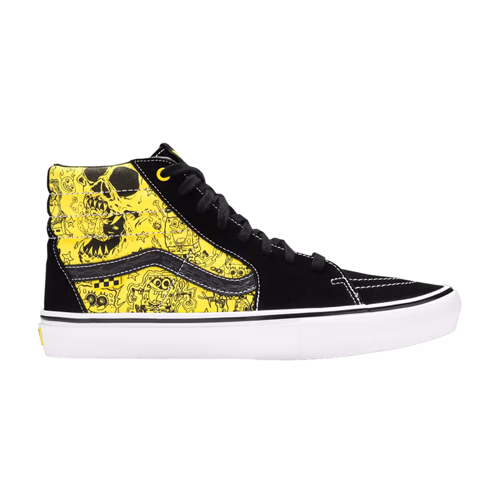 Mike Gigliotti x SpongeBob SquarePants x Vans Skate Sk8-Hi Black Yellow
