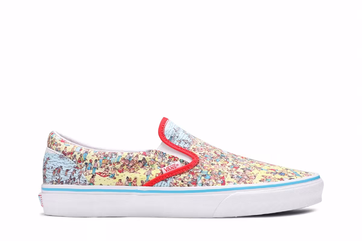 Vans Where's Waldo? x Classic Slip-On Find Steve, view 2