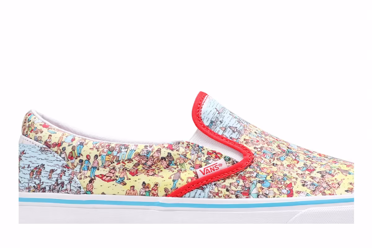 Vans Where's Waldo? x Classic Slip-On Find Steve, view 3