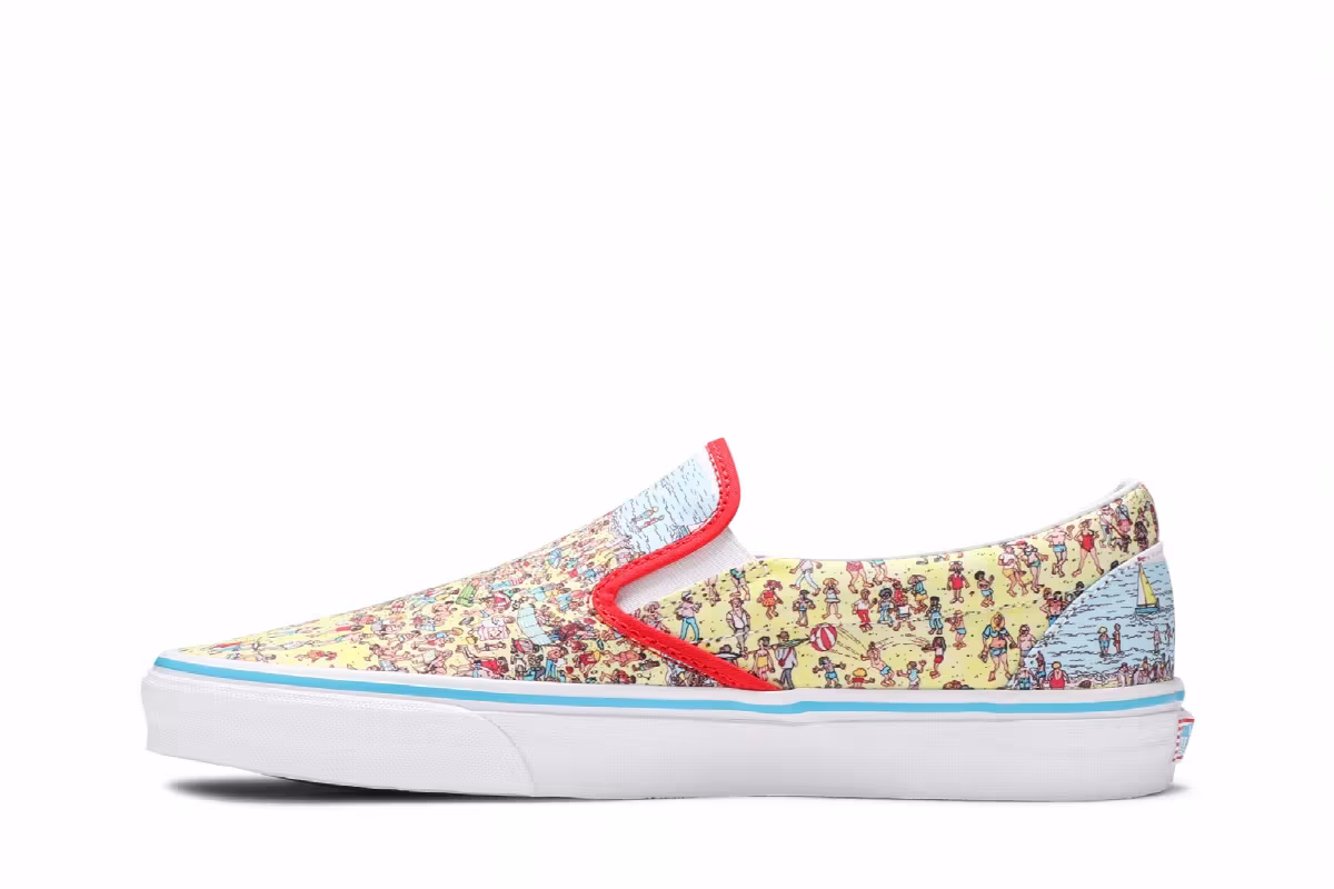 Vans Where's Waldo? x Classic Slip-On Find Steve, view 4