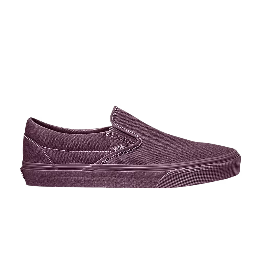 Vans Classic Slip-On Pastel Mono - Plum Wine
