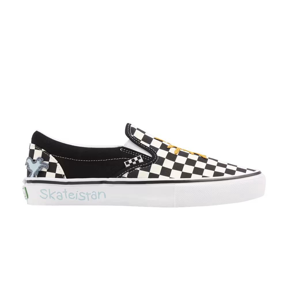 Skateistan x Vans Skate Slip-On Checkerboard