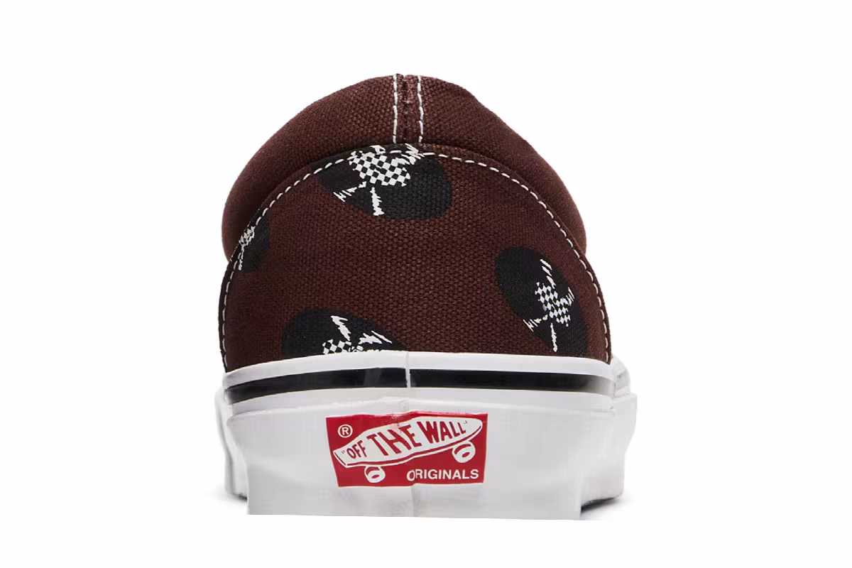 Wacko Maria x Vans OG Classic Slip-On Brown Records, view 8