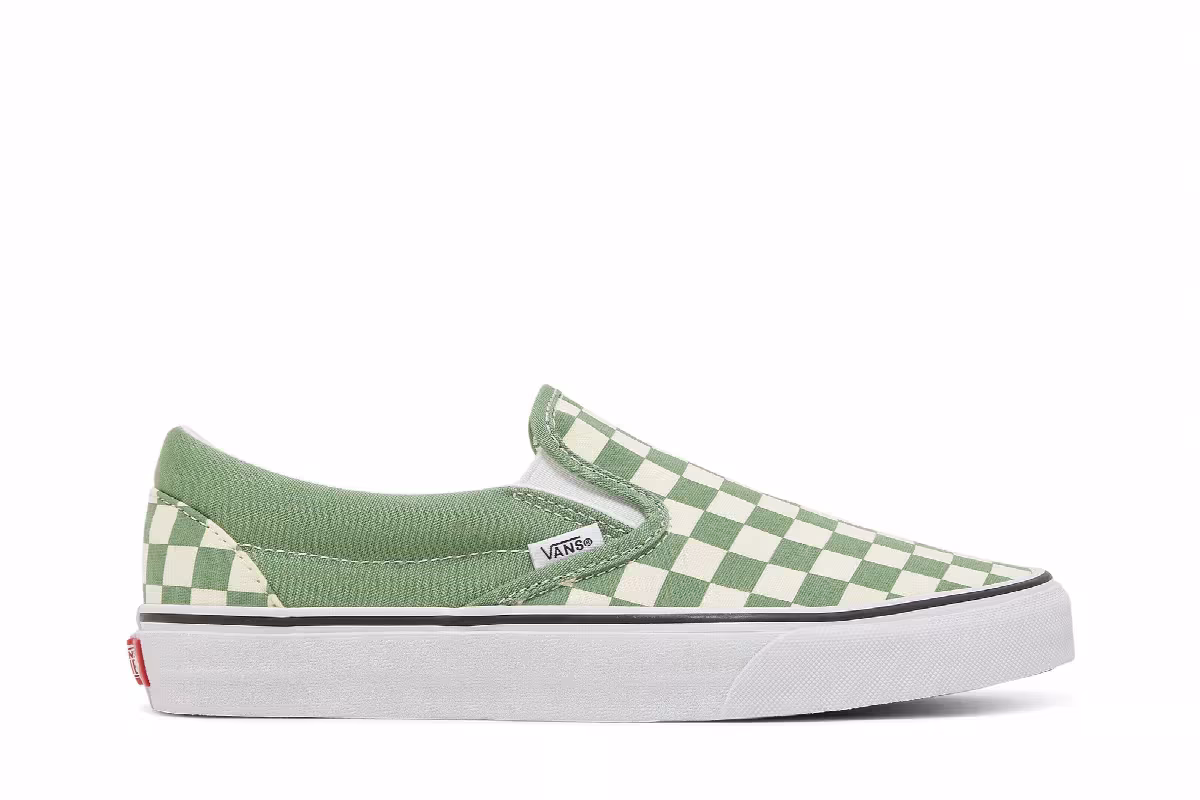 Vans Classic Slip-On Checkerboard - Shale, view 2