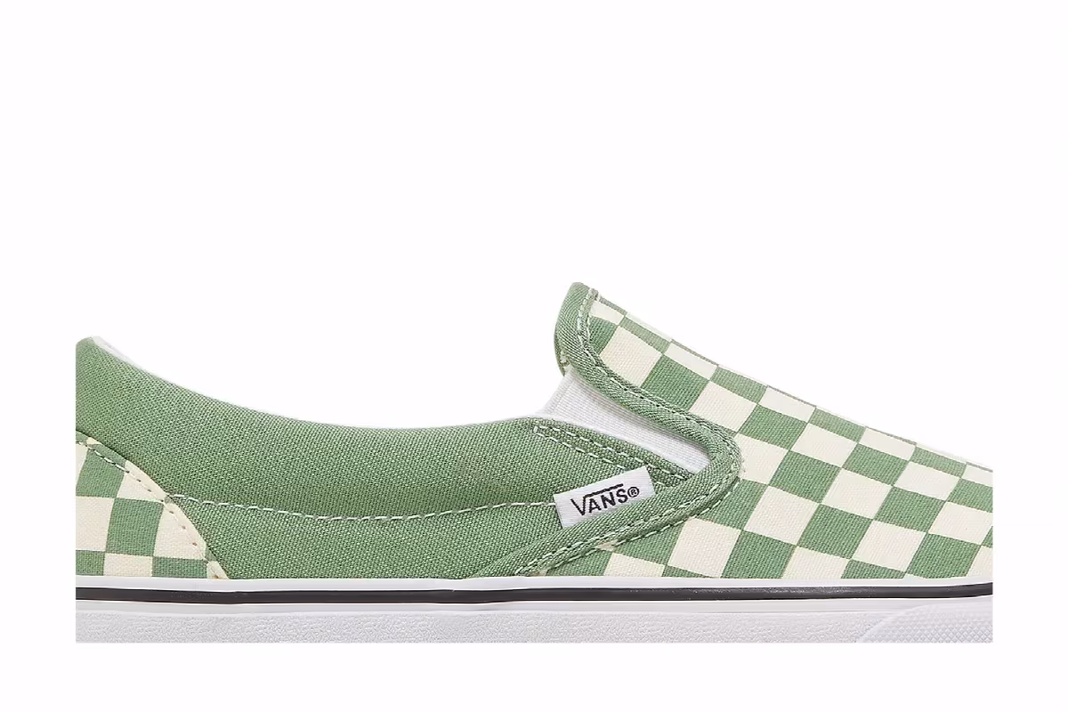 Vans Classic Slip-On Checkerboard - Shale, view 3