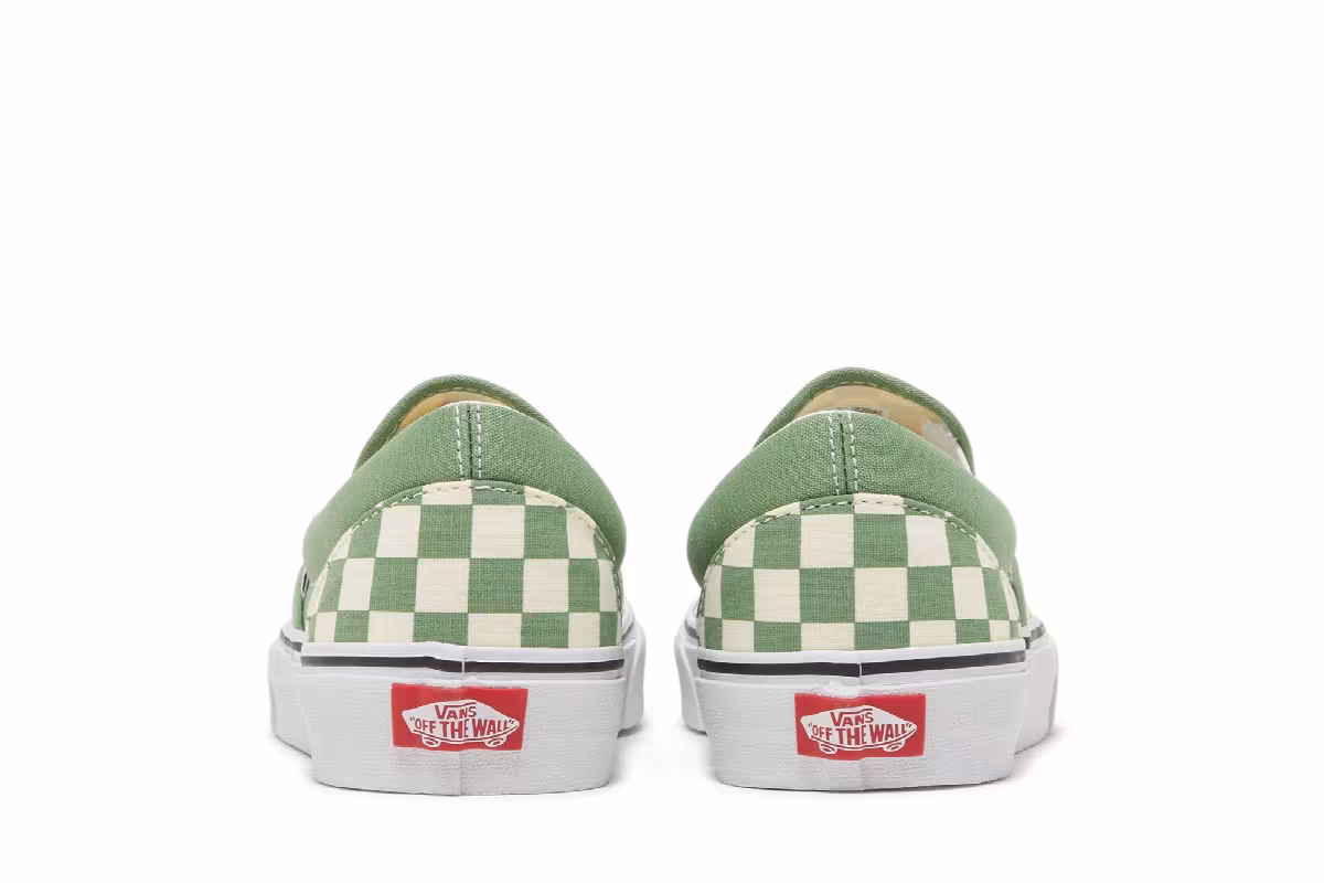 Vans Classic Slip-On Checkerboard - Shale, view 7