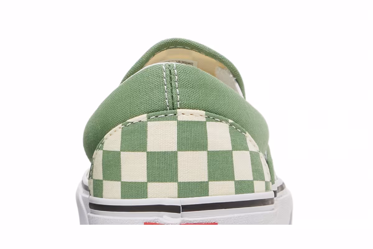 Vans Classic Slip-On Checkerboard - Shale, view 8