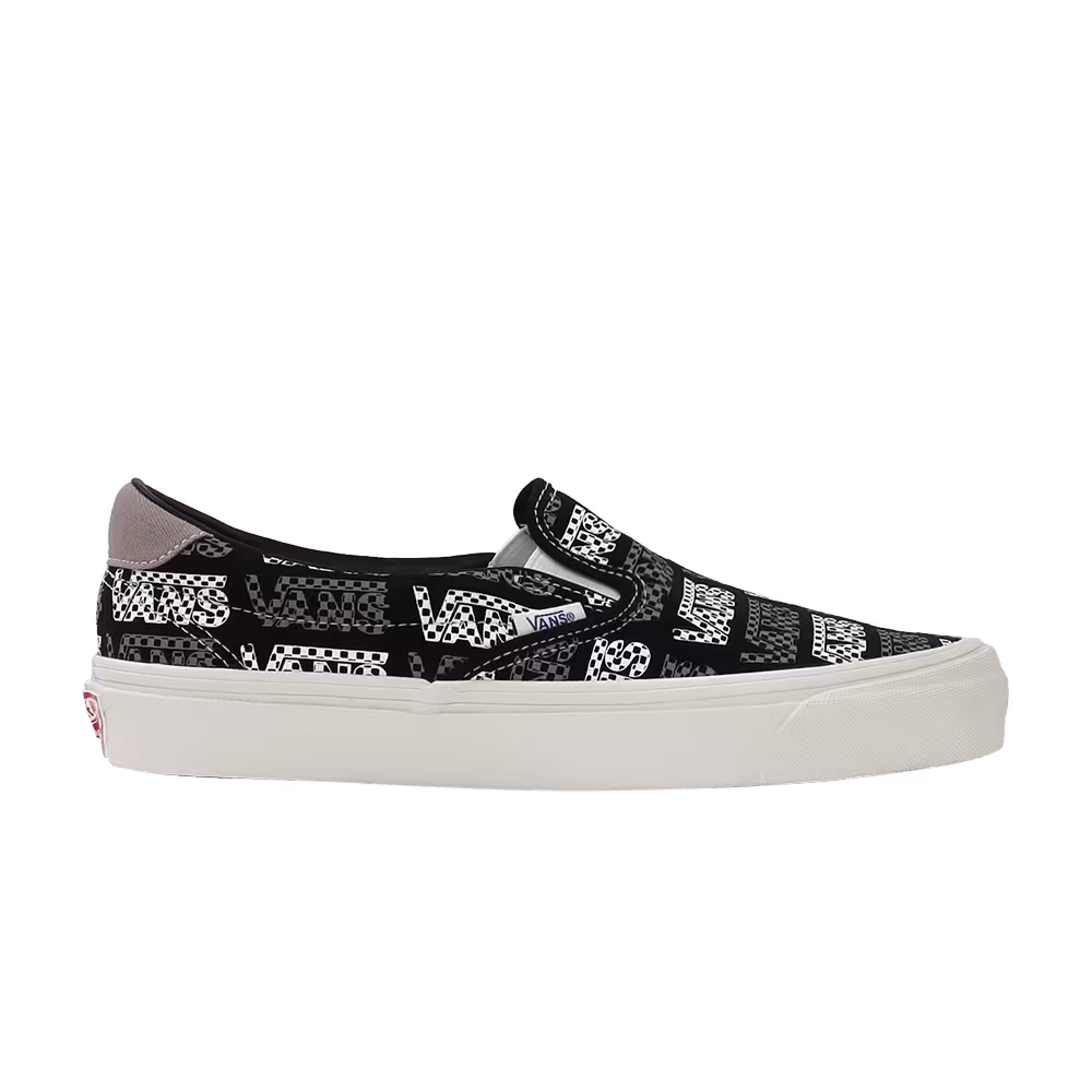 Vans Slip-On 59 LX Black Logo Checkerboard
