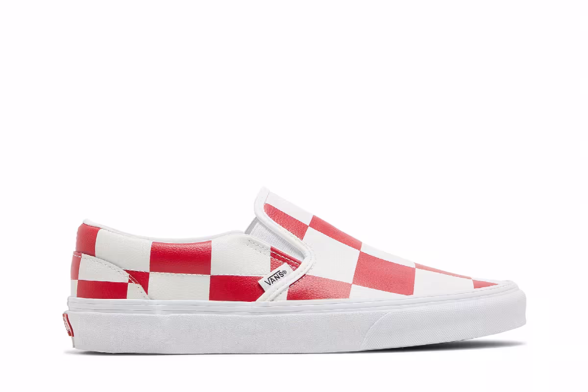 Vans Classic Slip-On Leather Check, view 2