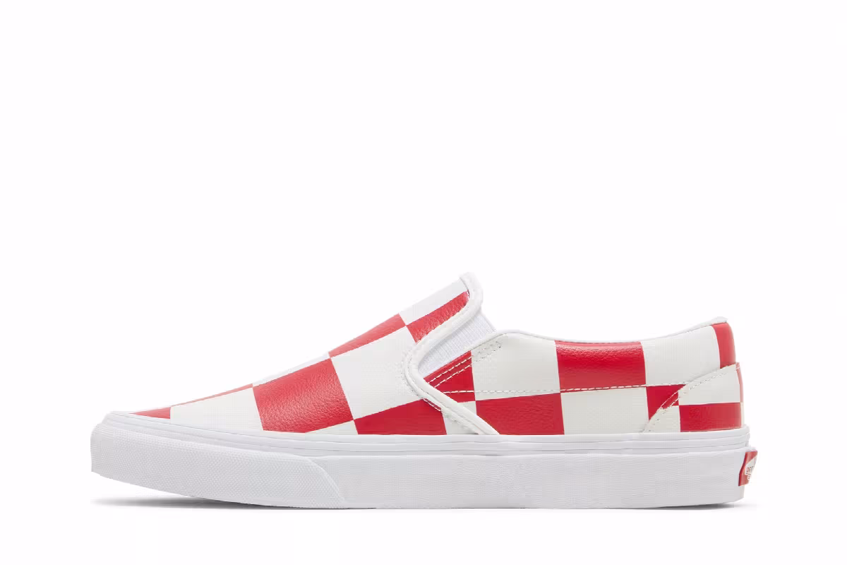 Vans Classic Slip-On Leather Check, view 4