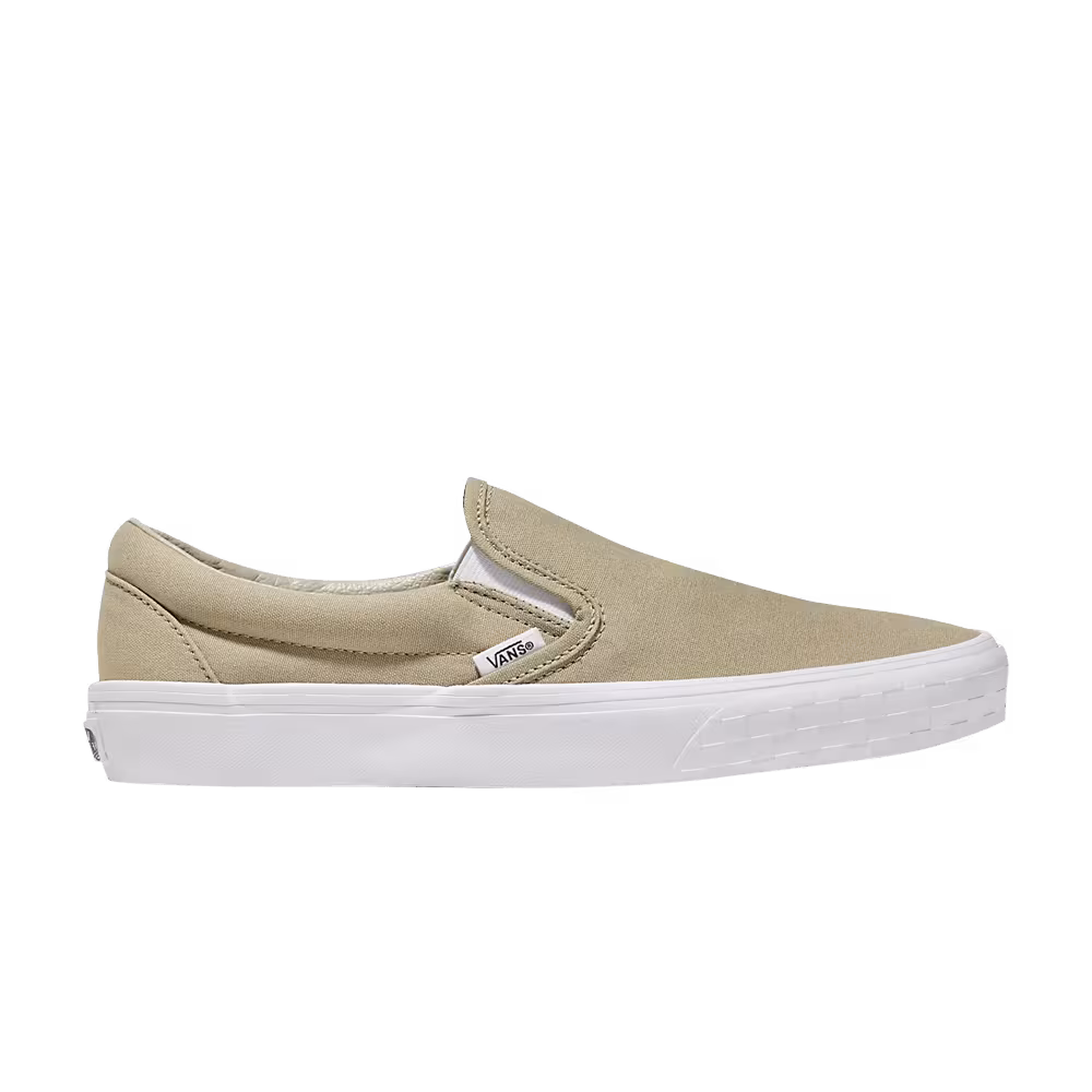 Vans Classic Slip-On Check Bumper - Khaki