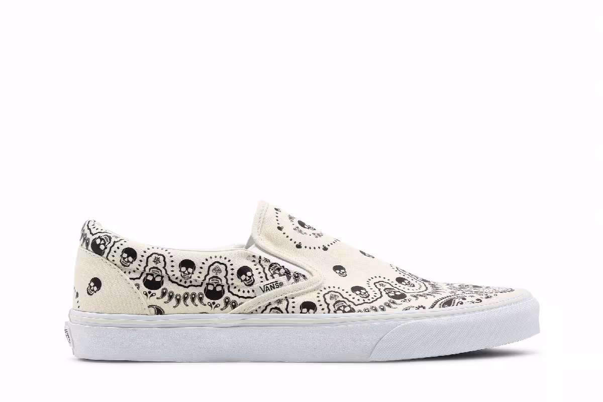 Vans Classic Slip-On Bandana - Classic White, view 2