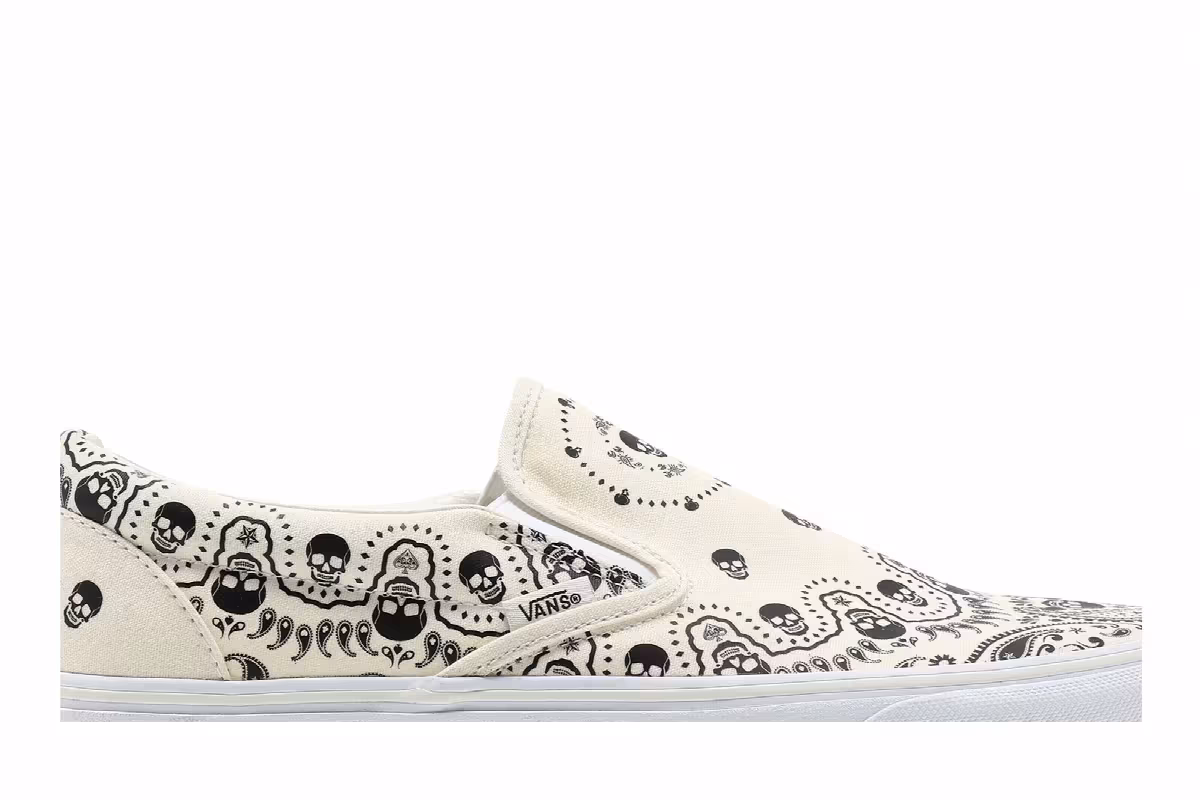 Vans Classic Slip-On Bandana - Classic White, view 3