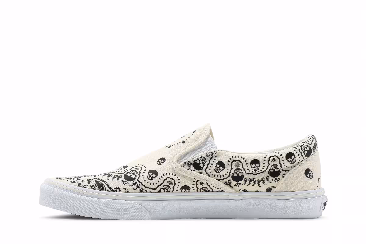 Vans Classic Slip-On Bandana - Classic White, view 4