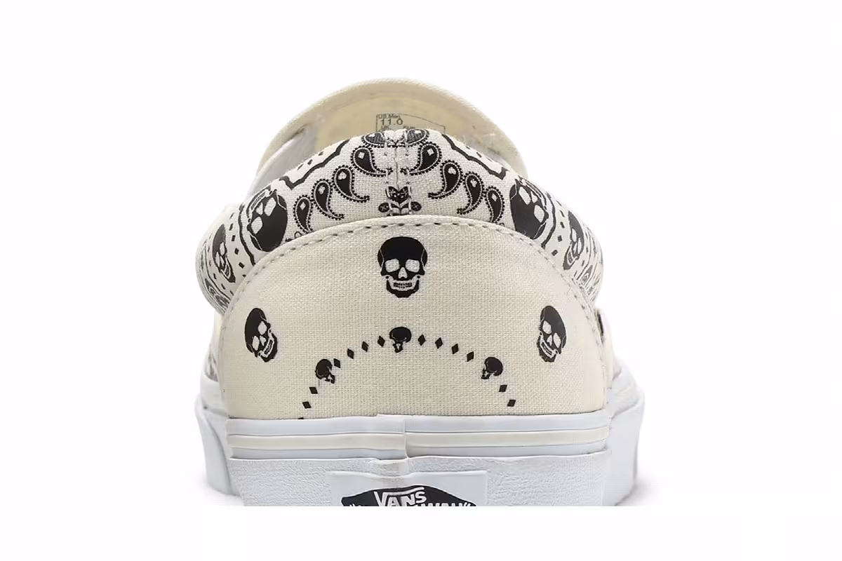 Vans Classic Slip-On Bandana - Classic White, view 8