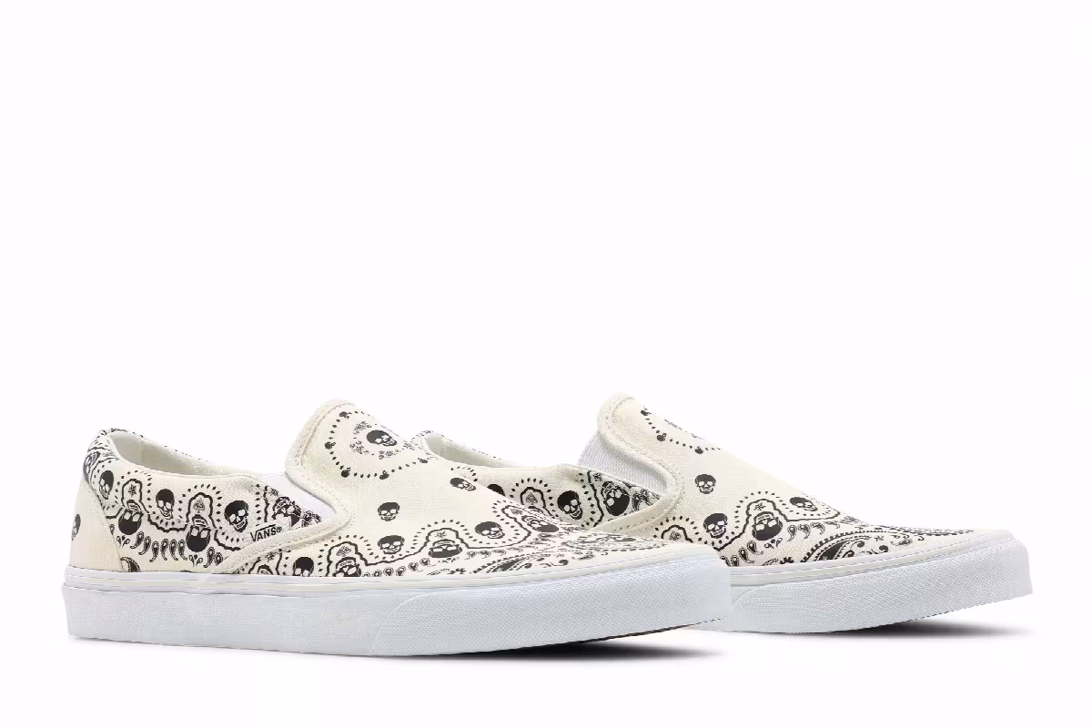 Vans Classic Slip-On Bandana - Classic White, view 9