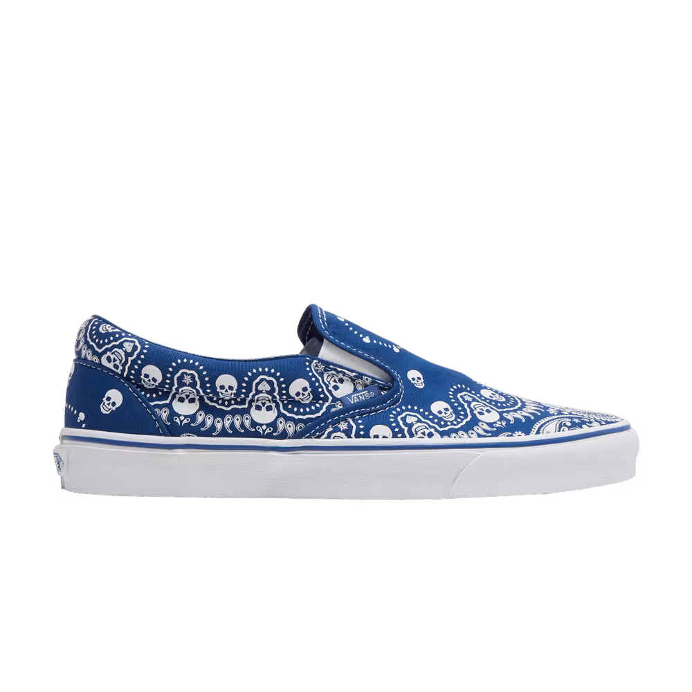 Vans Classic Slip-On Bandana - True Blue