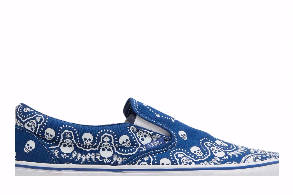 Vans Classic Slip-On Bandana - True Blue, view 3