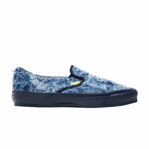 FDMTL x Vans OG Classic Slip-On LX 'Distressed Indigo'
