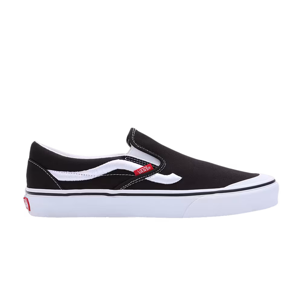 Vans Classic Slip-On 138 Sidestripe Black
