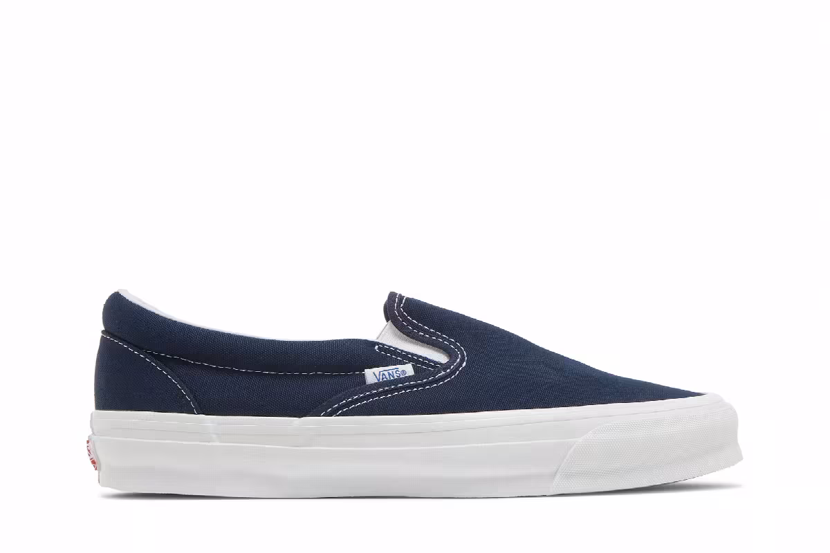 Vans OG Classic Slip-On LX Navy, view 2