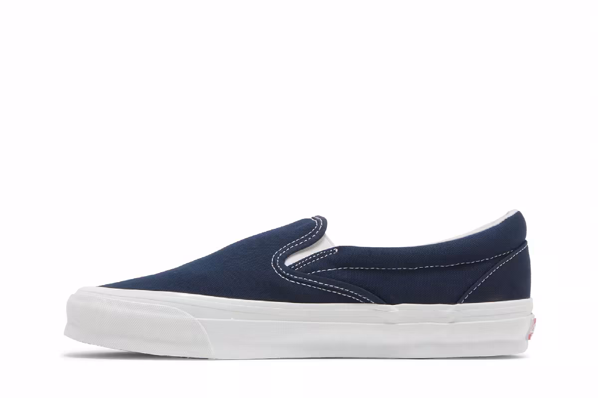 Vans OG Classic Slip-On LX Navy, view 4