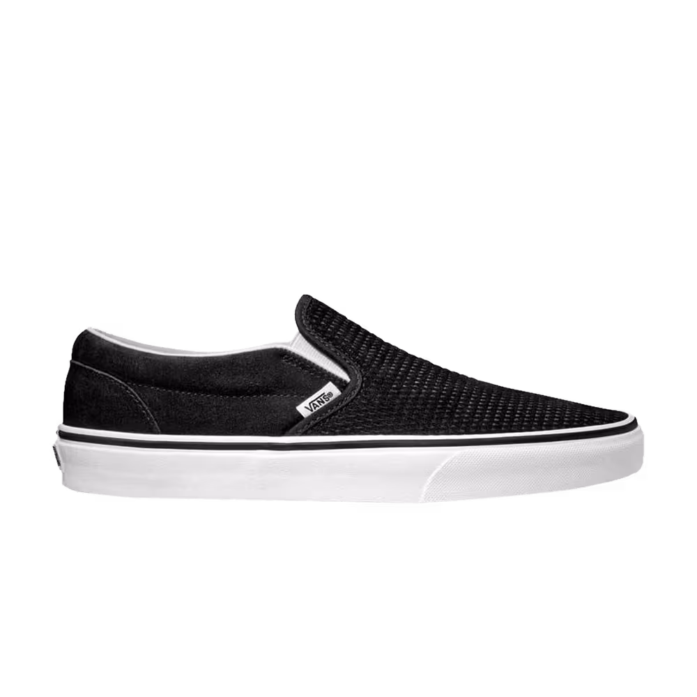 Vans Classic Slip-On Embossed Suede - Black