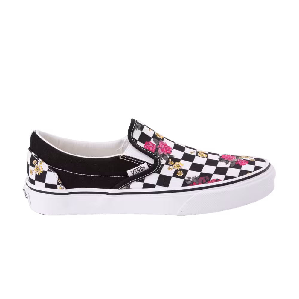 Vans Classic Slip-On Checkerboard Floral