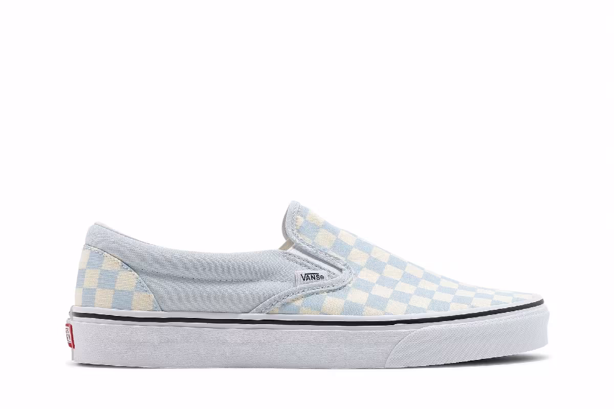Vans Classic Slip-On Checkerboard - Ballad Blue, view 2