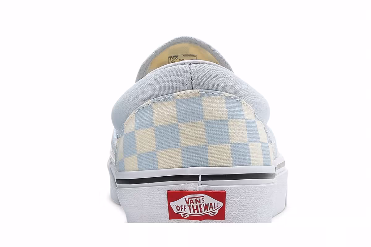 Vans Classic Slip-On Checkerboard - Ballad Blue, view 8