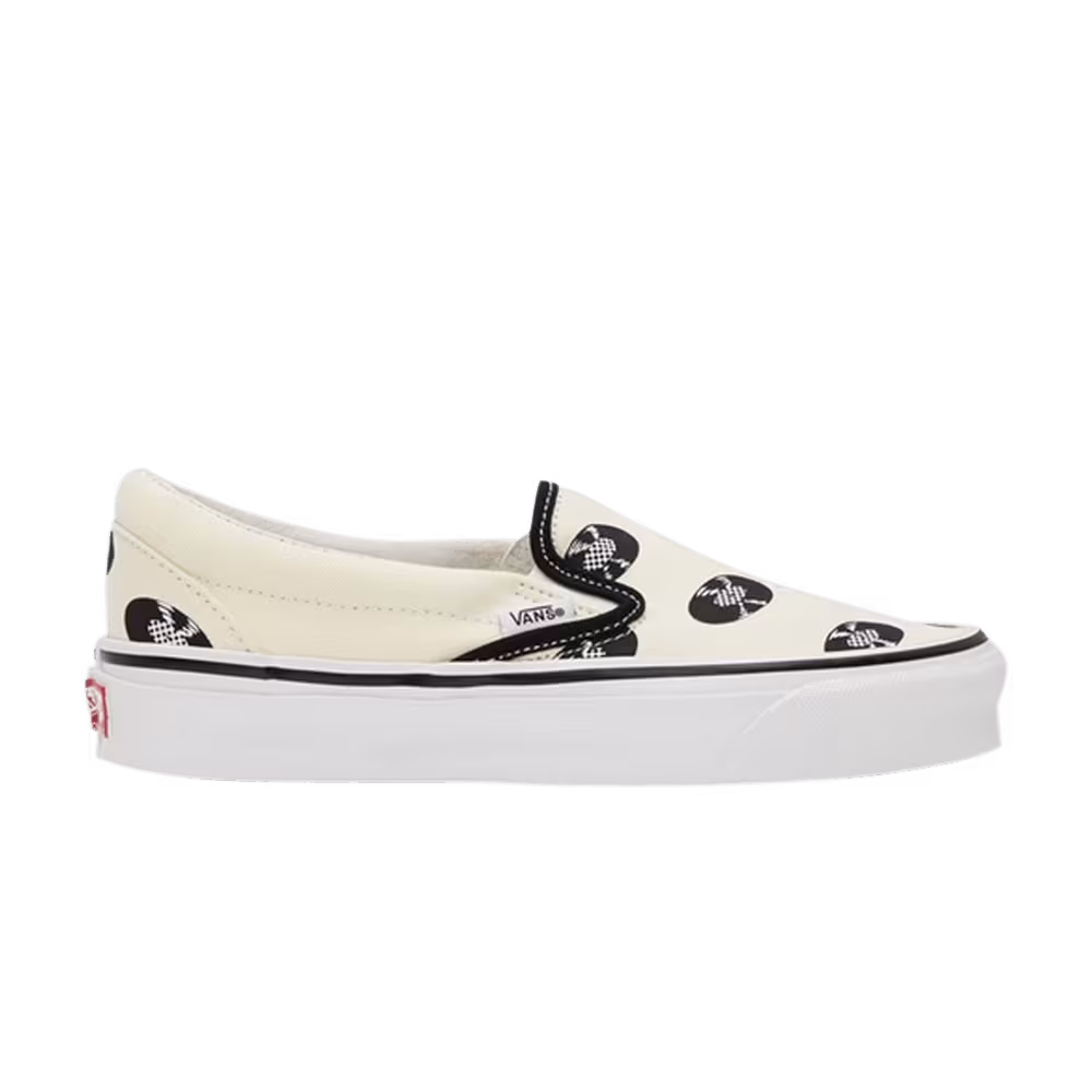 Wacko Maria x Vans OG Classic Slip-On LX White Records