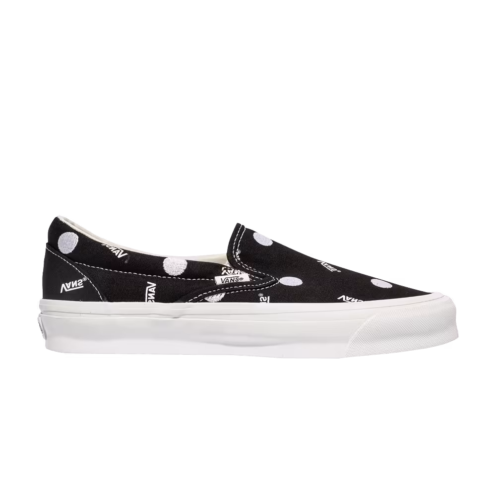 Vans OG Classic Slip-On LX Polka Dot - Black