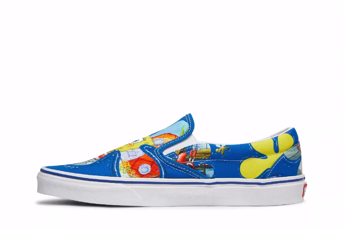 SpongeBob SquarePants x Vans Classic Slip-On AlohaBob, view 4