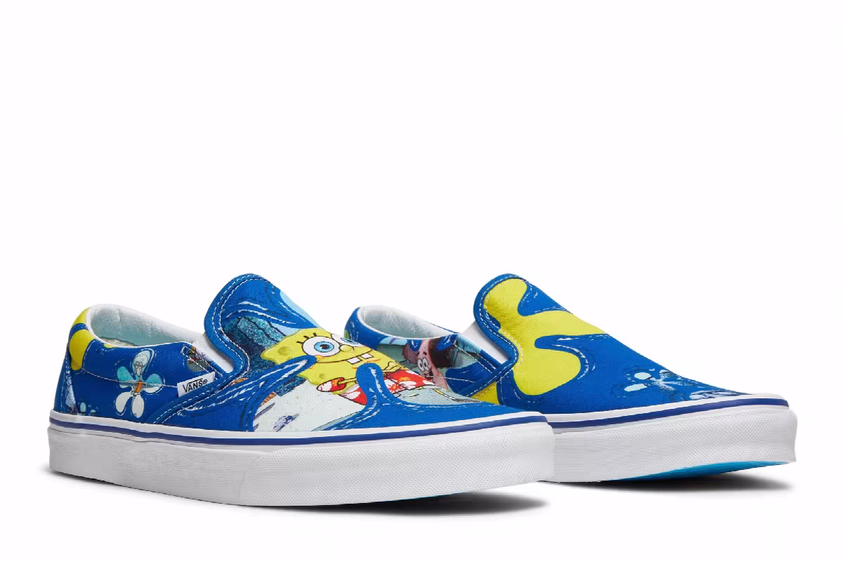 SpongeBob SquarePants x Vans Classic Slip-On AlohaBob, view 9