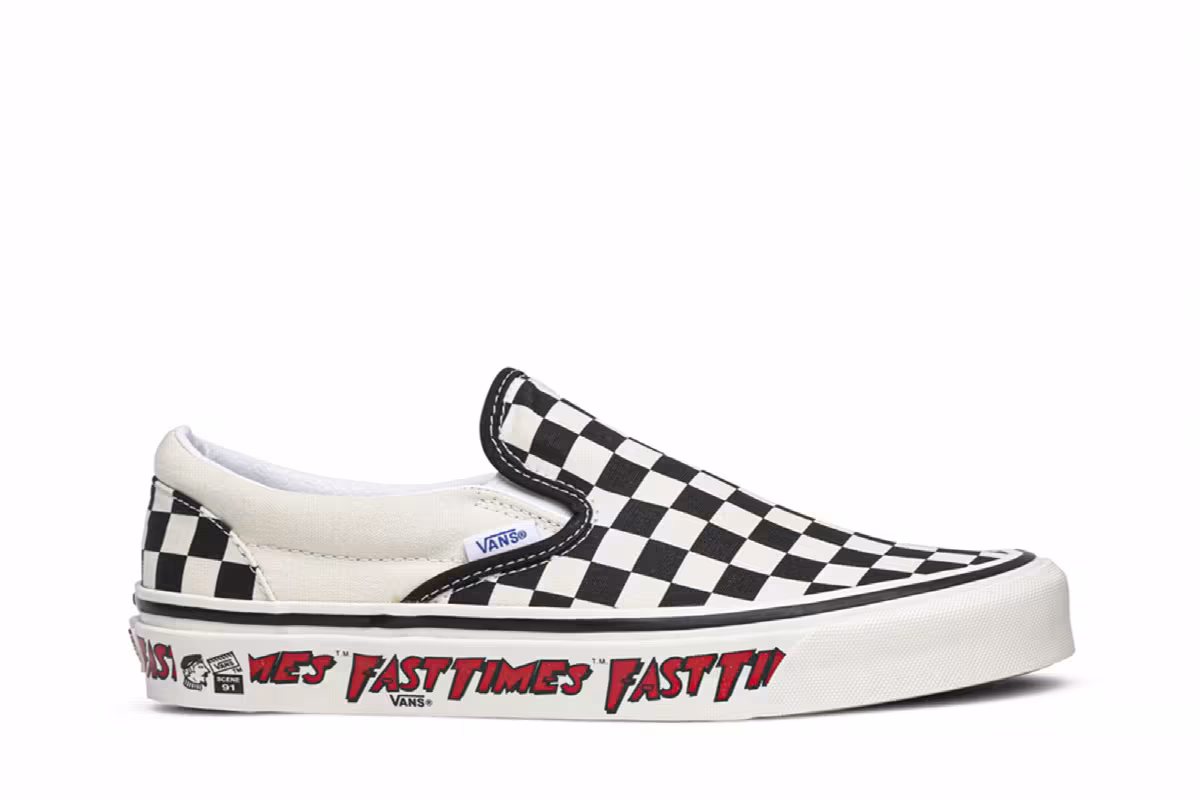 Fast Times x Vans Classic Slip-On 98 DX Anaheim Factory, view 2