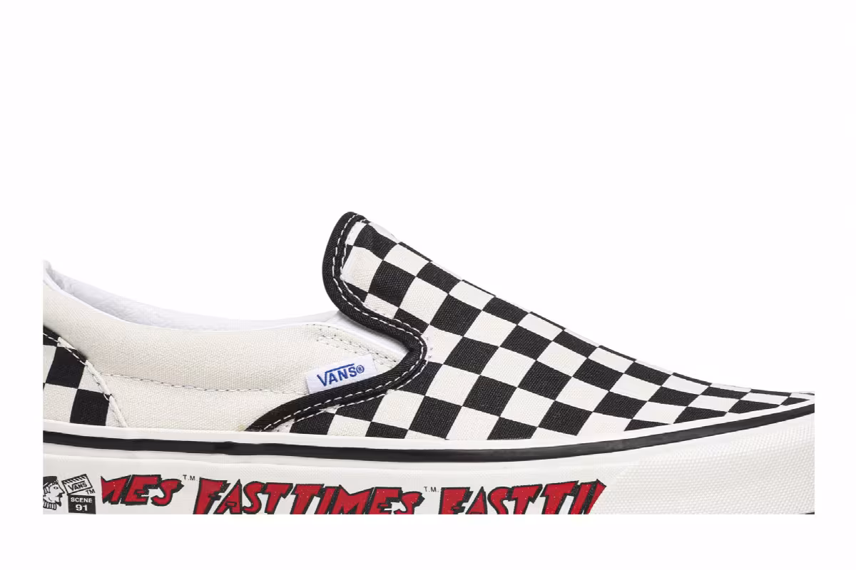 Fast Times x Vans Classic Slip-On 98 DX Anaheim Factory, view 3
