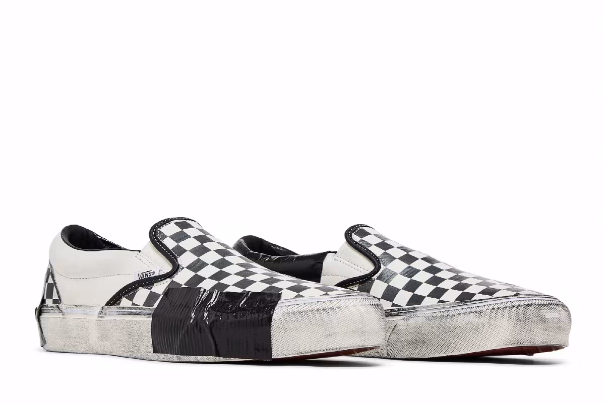 Vans Classic Slip-On VLT LX Lux Duct - Checkerboard, view 9
