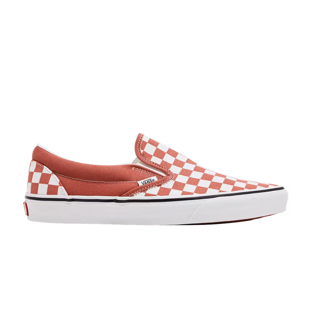 Vans Classic Slip-On Color Theory Checkerboard - Auburn