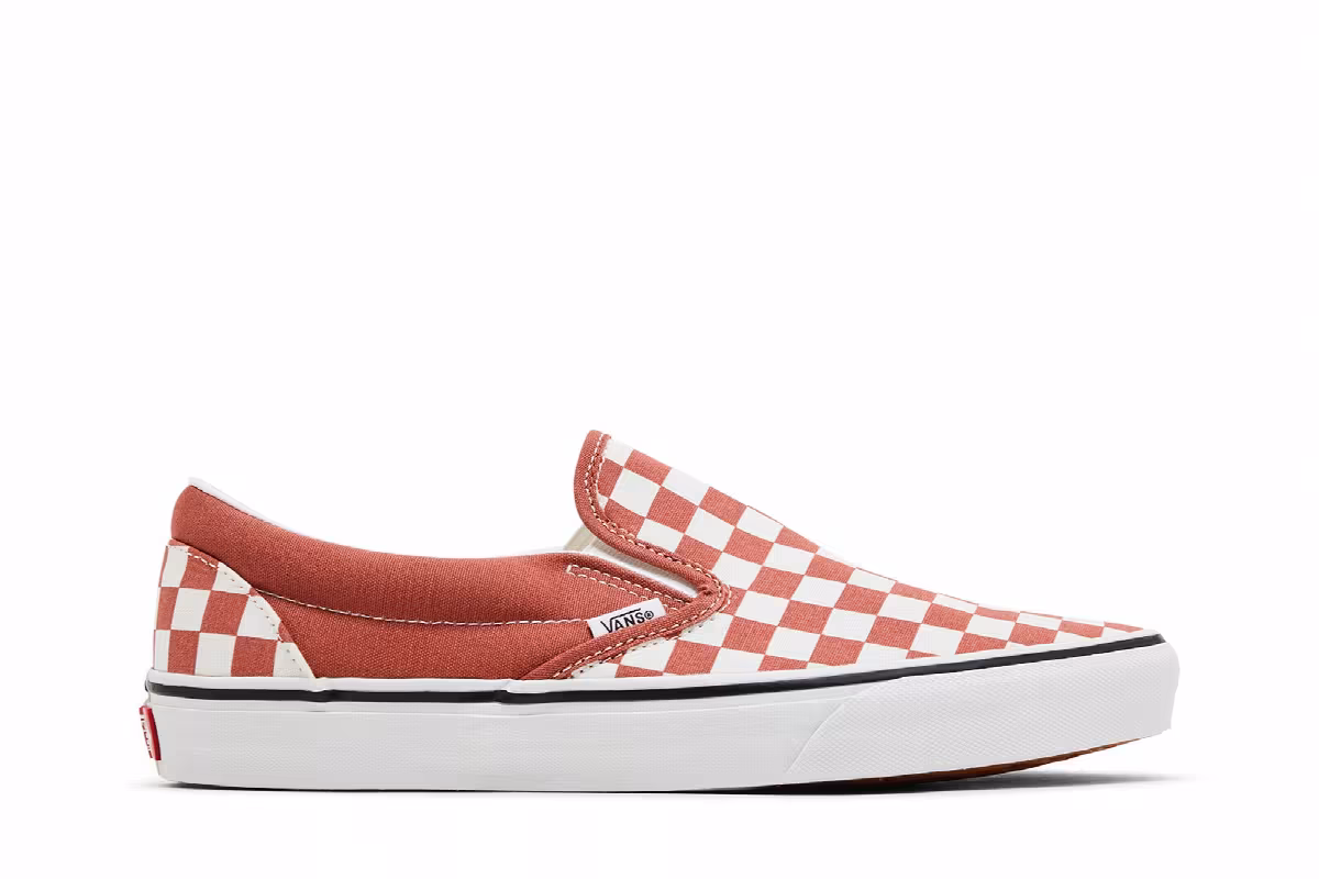 Vans Classic Slip-On Color Theory Checkerboard - Auburn, view 2