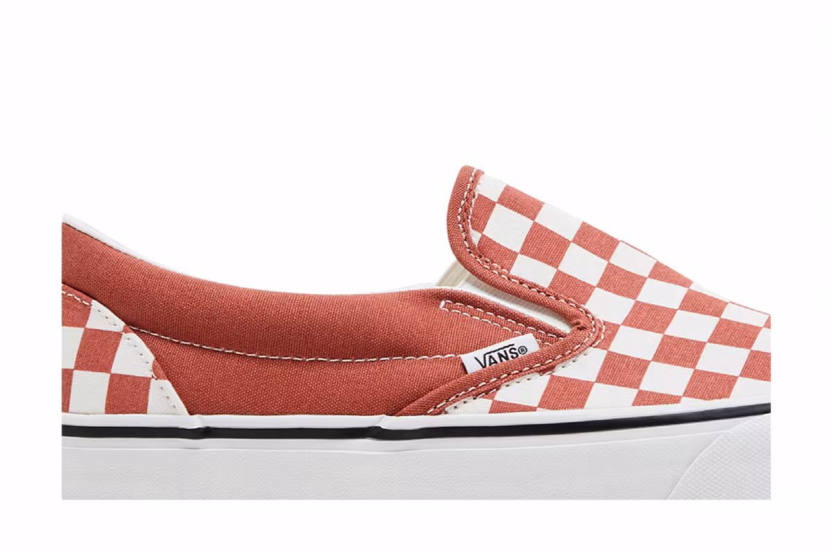 Vans Classic Slip-On Color Theory Checkerboard - Auburn, view 3