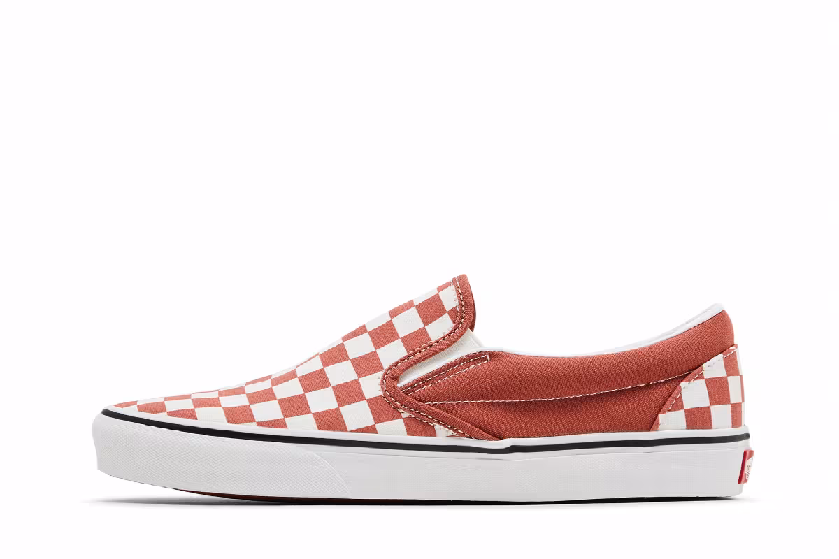 Vans Classic Slip-On Color Theory Checkerboard - Auburn, view 4