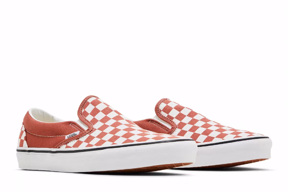Vans Classic Slip-On Color Theory Checkerboard - Auburn, view 9