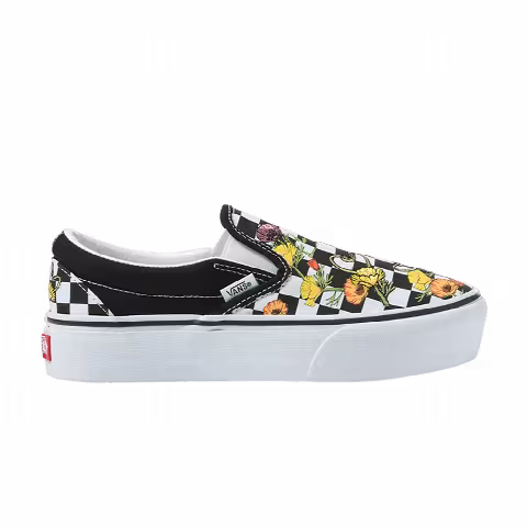 Vans Classic Slip-On Platform 'Poppy Checkerboard'
