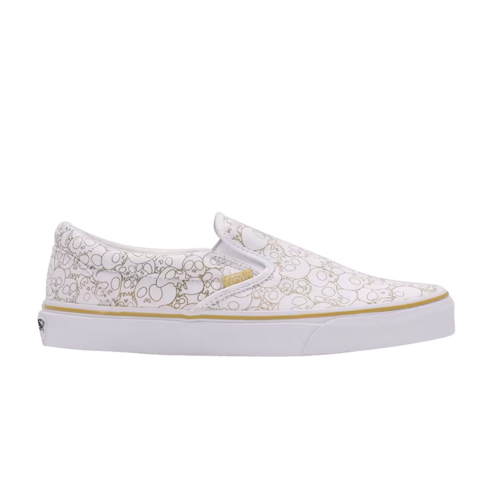 Takashi Murakami x Vans Slip-On LX Gold Skull