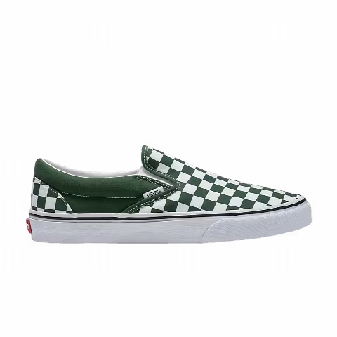 Vans Classic Slip-On 'Checkerboard Green'