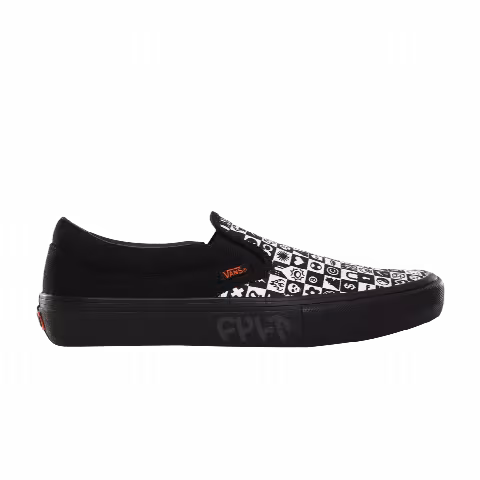 Cult x Vans Slip-On Pro 'Black Checkerboard'