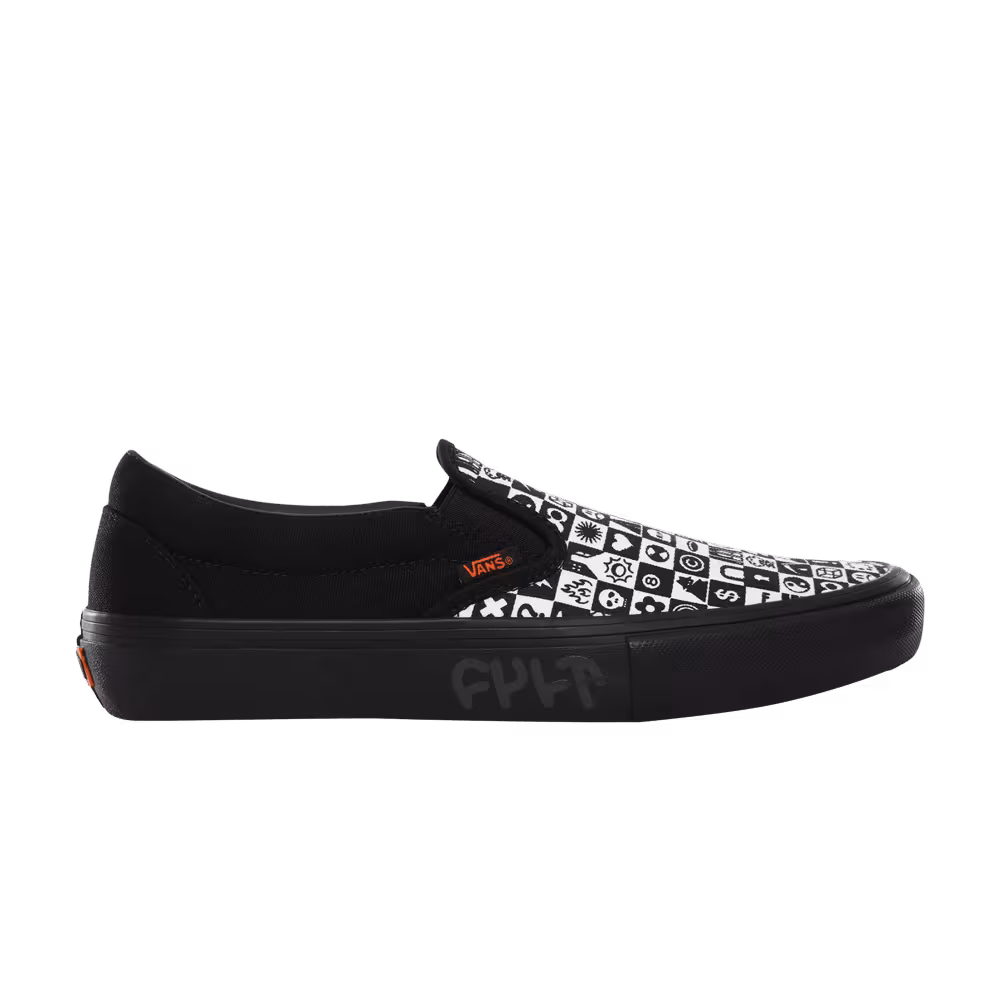 Cult x Vans Slip-On Pro Black Checkerboard