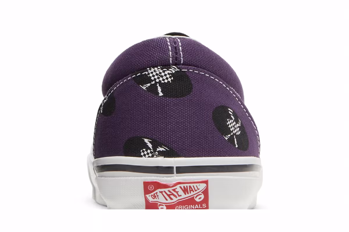 Wacko Maria x Vans OG Classic Slip-On Purple Records, view 8